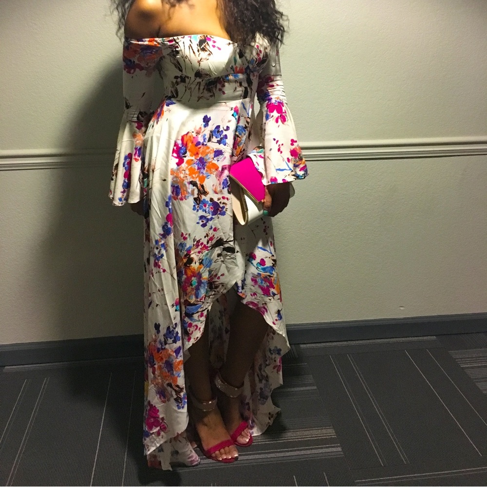 Beautiful Multicolor Fashion Nova Dress Size Medium